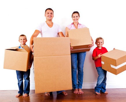 Residential items being prepared for local storage
