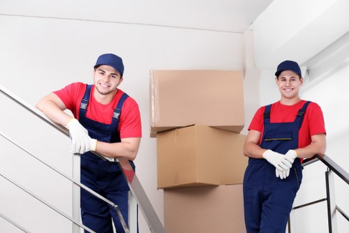 Business moving team planning a commercial relocation in Islington