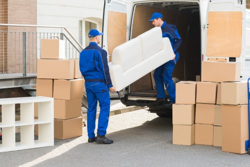 Man With Van Islington team handling a local move in a residential street