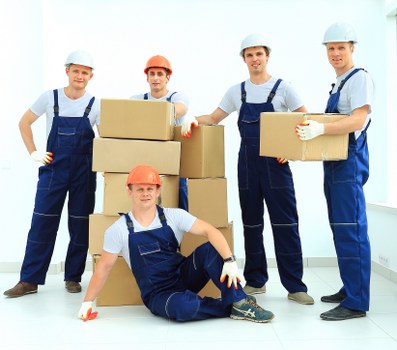 Careful handling of household items during a house removal in Islington