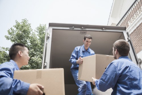 Business stock and documents stored securely in Islington