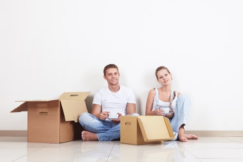 Careful transport of household furniture from an Islington flat