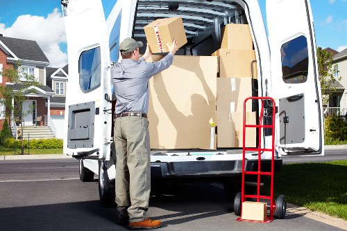 Local removals team handling a residential move in Islington