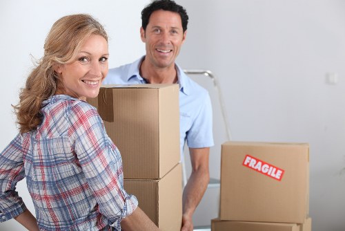 Careful lifting for a period property move in Islington