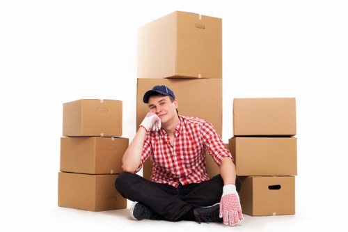 Unpacking services arranged for a family home in Islington